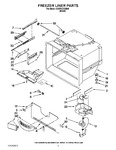 Diagram for 02 - Freezer Liner Parts