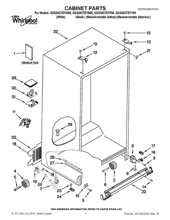 Diagram for GSS30C7EYW00