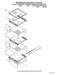 Diagram for 03 - Refrigerator Shelf Parts