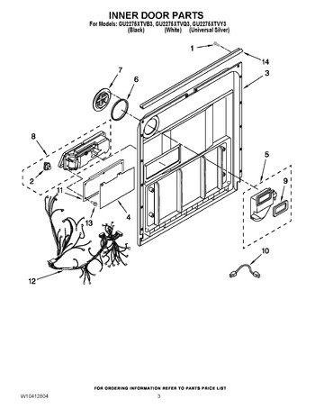 Diagram for GU2275XTVY3