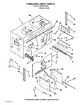 Diagram for 05 - Freezer Liner Parts