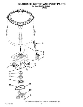 Diagram for 7MWTW1503AW0