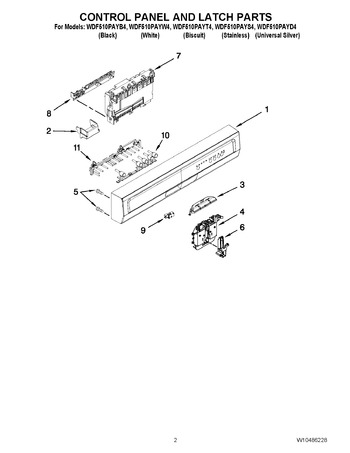 Diagram for WDF510PAYD4