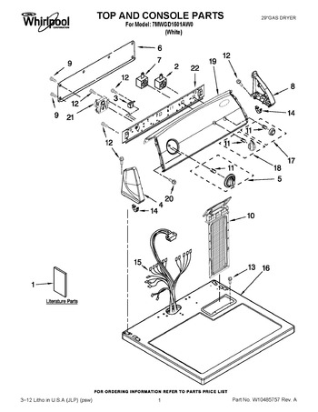 Diagram for 7MWGD1501AW0