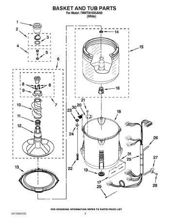 Diagram for 7MWTW1503AW0