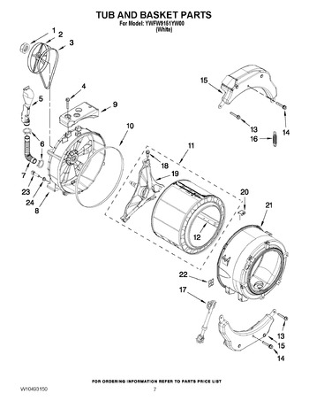 Diagram for YWFW9151YW00