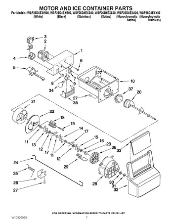 Diagram for WSF26D4EXW00