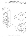 Diagram for 04 - Freezer Liner Parts