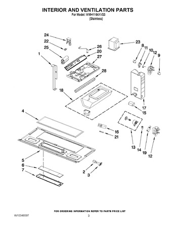 Diagram for WMH1164XVS3