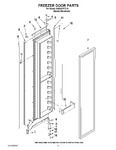 Diagram for 09 - Freezer Door Parts