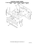 Diagram for 02 - Control Panel Parts