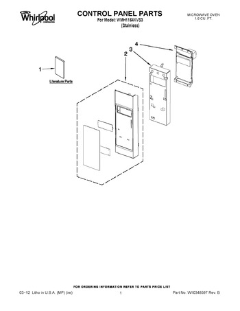 Diagram for WMH1164XVS3