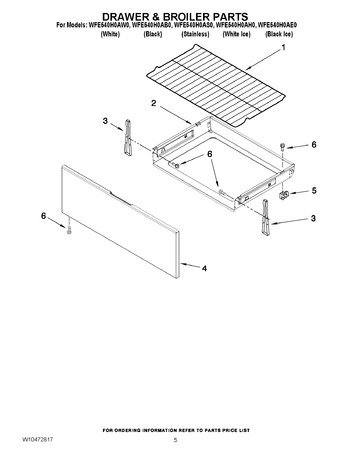 Diagram for WFE540H0AH0