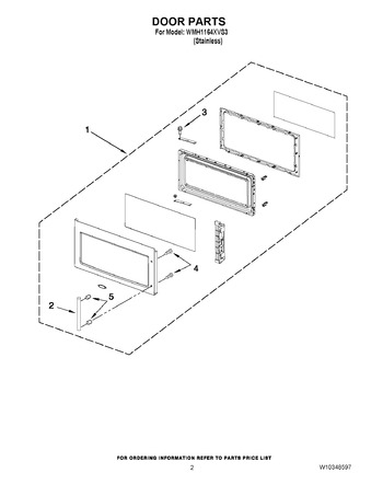 Diagram for WMH1164XVS3