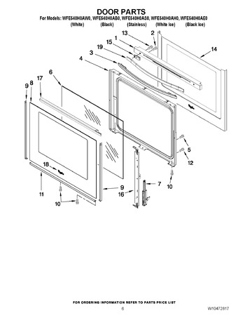 Diagram for WFE540H0AH0