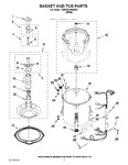 Diagram for 03 - Basket And Tub Parts