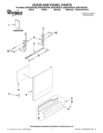 Diagram for WDF510PAYD6