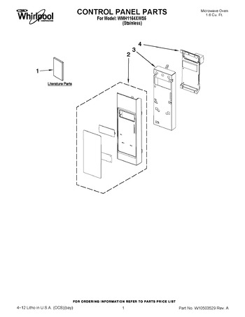 Diagram for WMH1164XWS5