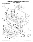 Diagram for 01 - Cooktop, Burner And Grate Parts