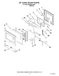 Diagram for 08 - 18`` Oven Door Parts