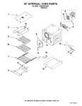 Diagram for 10 - 18`` Internal Oven Parts