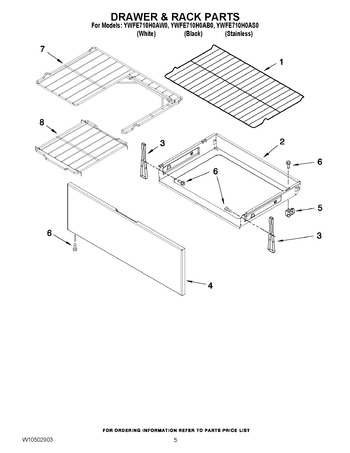 Diagram for YWFE710H0AW0