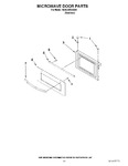 Diagram for 08 - Microwave Door Parts