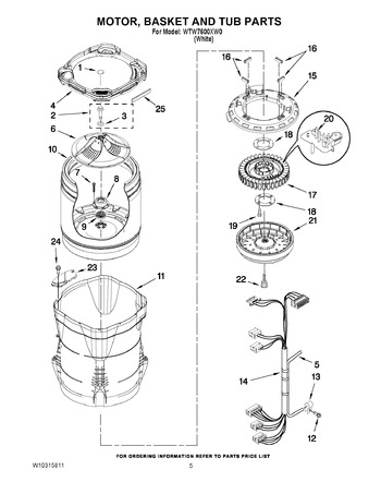 Diagram for WTW7600XW0