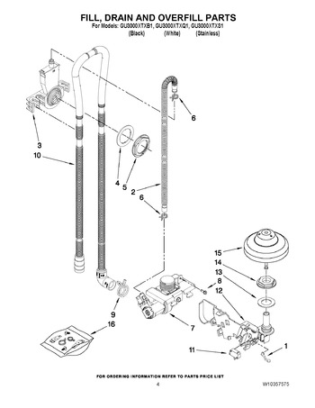 Diagram for GU3000XTXS1