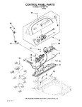 Diagram for 02 - Control Panel Parts