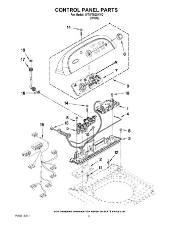 Diagram for WTW7600XW0