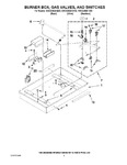 Diagram for 02 - Burner Box, Gas Valves, And Switches