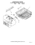 Diagram for 10 - Lower Rack Parts