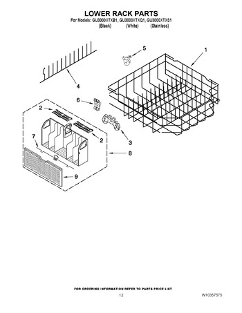 Diagram for GU3000XTXB1