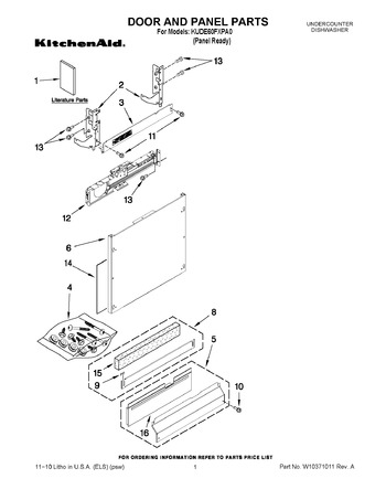 Diagram for KUDE60FXPA0