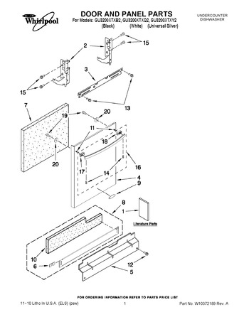 Diagram for GU3200XTXB2