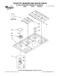 Diagram for 01 - Cooktop, Burner And Grate Parts