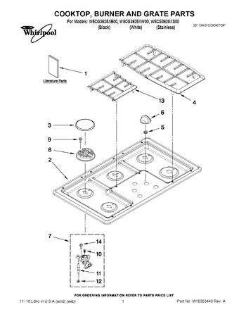 Diagram for W5CG3625XB00