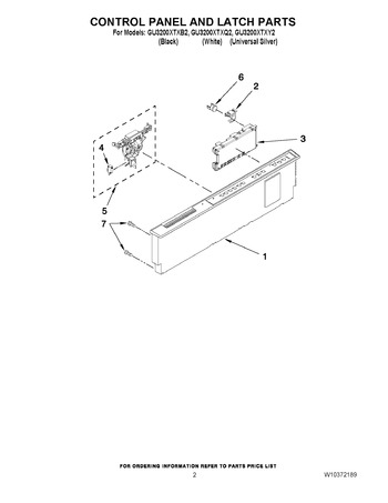 Diagram for GU3200XTXB2