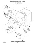 Diagram for 03 - Refrigerator Liner Parts