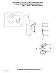 Diagram for 05 - Motor And Ice Container Parts