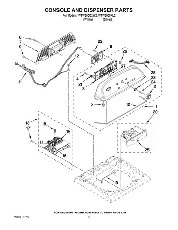 Diagram for WTW5500XW2