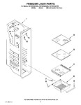 Diagram for 04 - Freezer Liner Parts