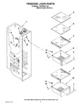 Diagram for 04 - Freezer Liner Parts