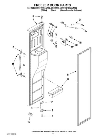 Diagram for GSF26C5EXY02