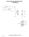 Diagram for 05 - Motor And Ice Container Parts