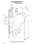 Diagram for 08 - Freezer Door Parts