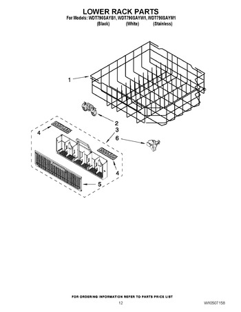 Diagram for WDT790SAYB1