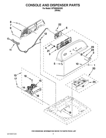 Diagram for WTW5550XW3