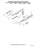 Diagram for 02 - Control Panel And Latch Parts